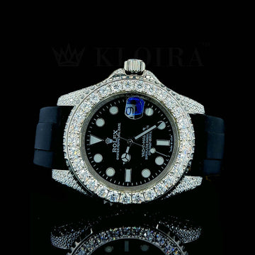 Diamond studded watch showing timeless appeal and luxury
