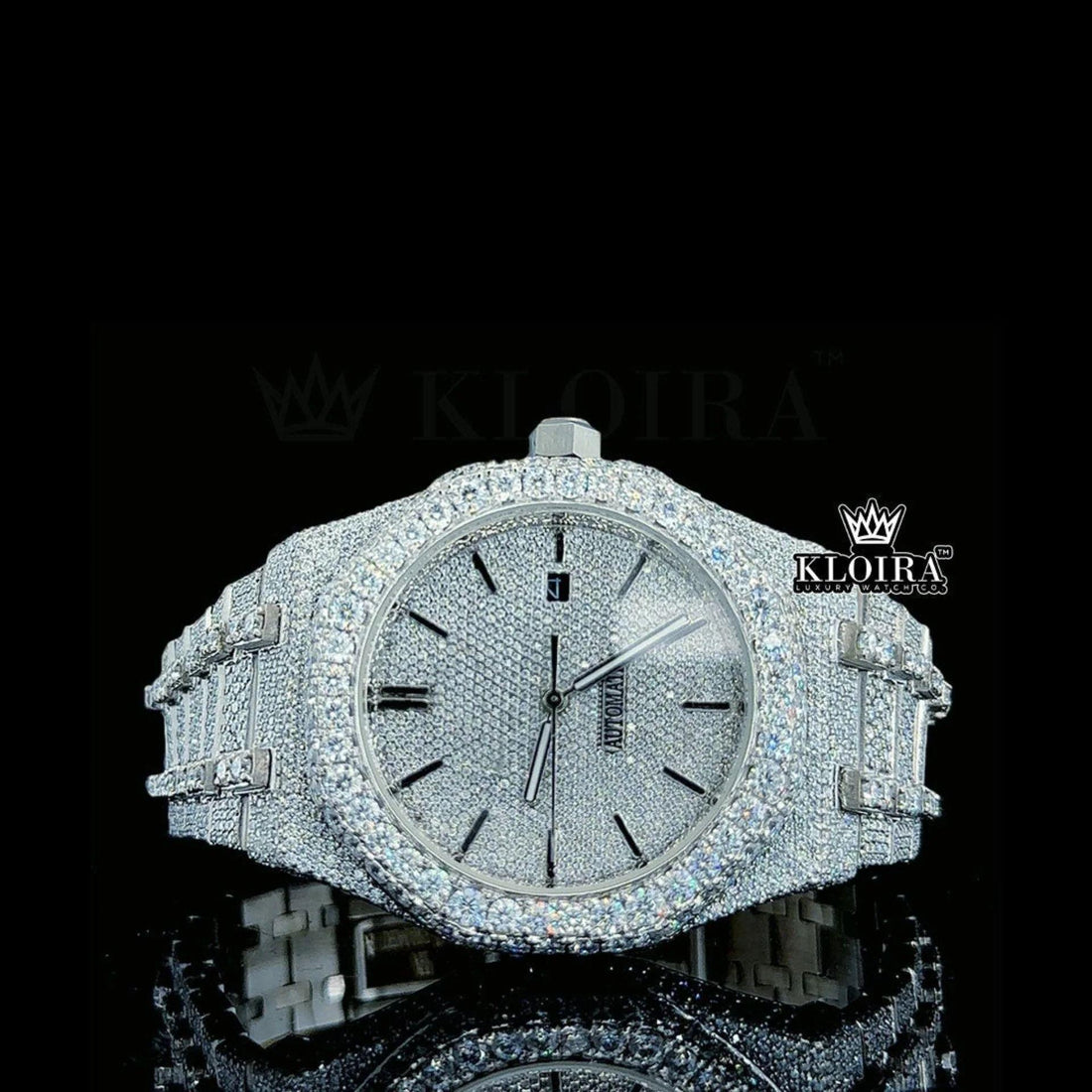 AP Moissanite Watch Front View