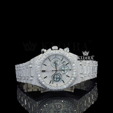 AP Watch Moissanite Diamonds Front View