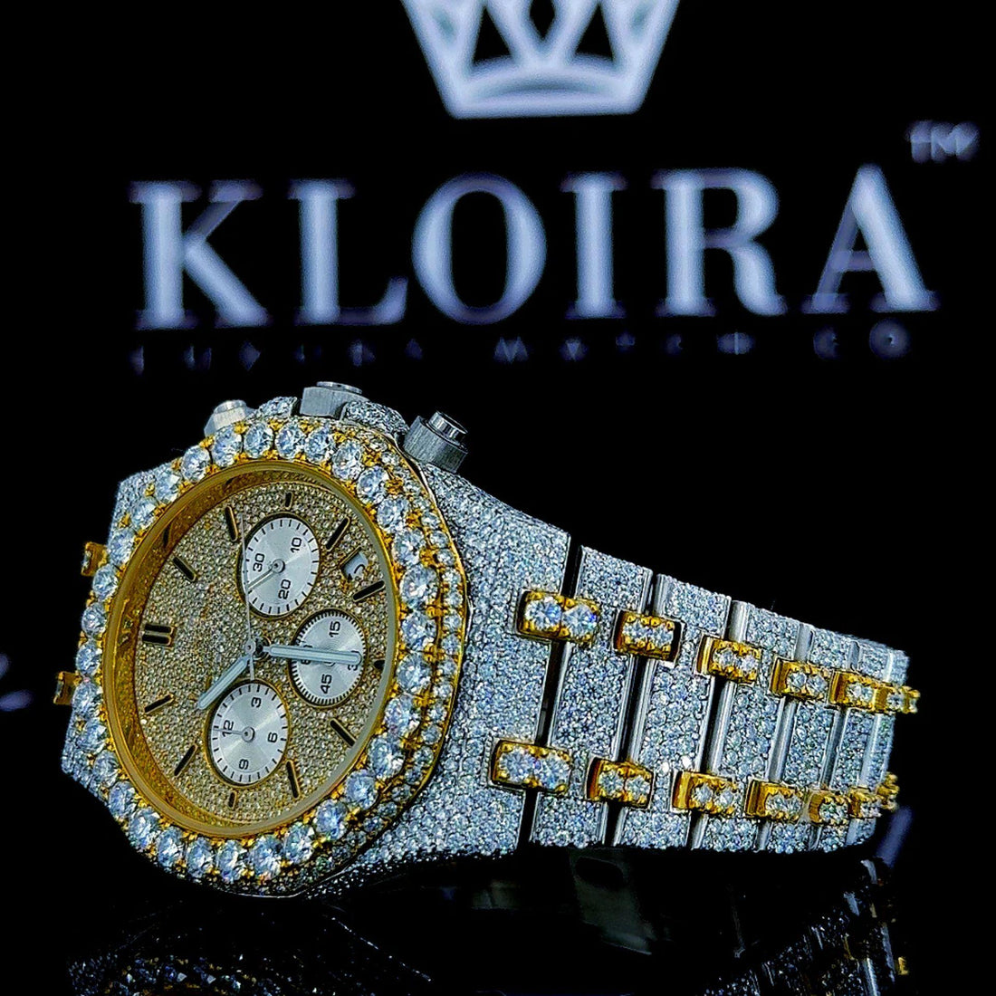 Best Moissanite AP Watch Front View