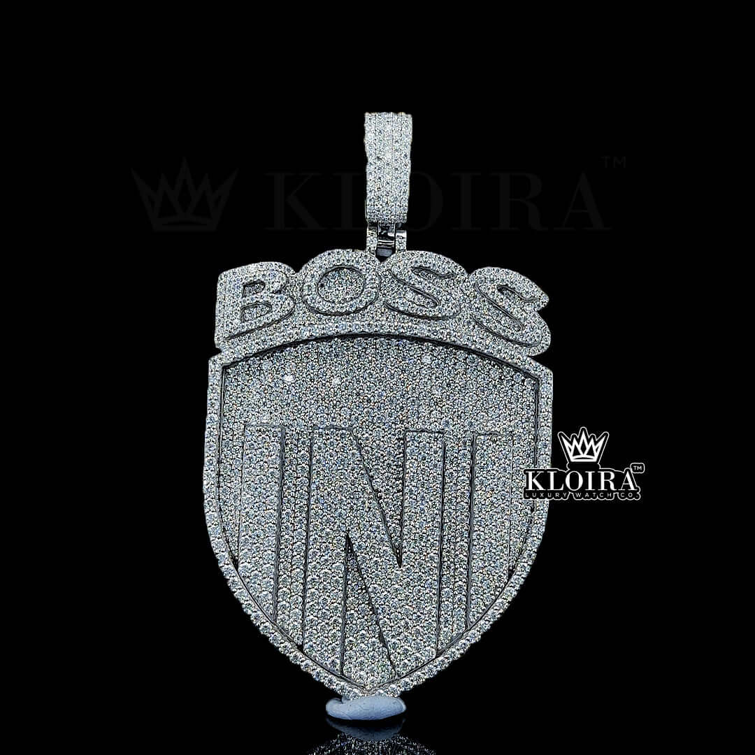 Boss Status Medallion Pendant Front