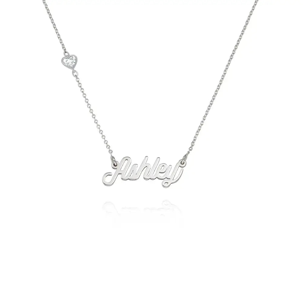 Customize Glamour Name Pendant in 14K Gold 