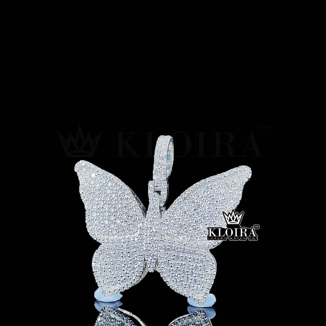 Glimmering Monarch Pendant Front