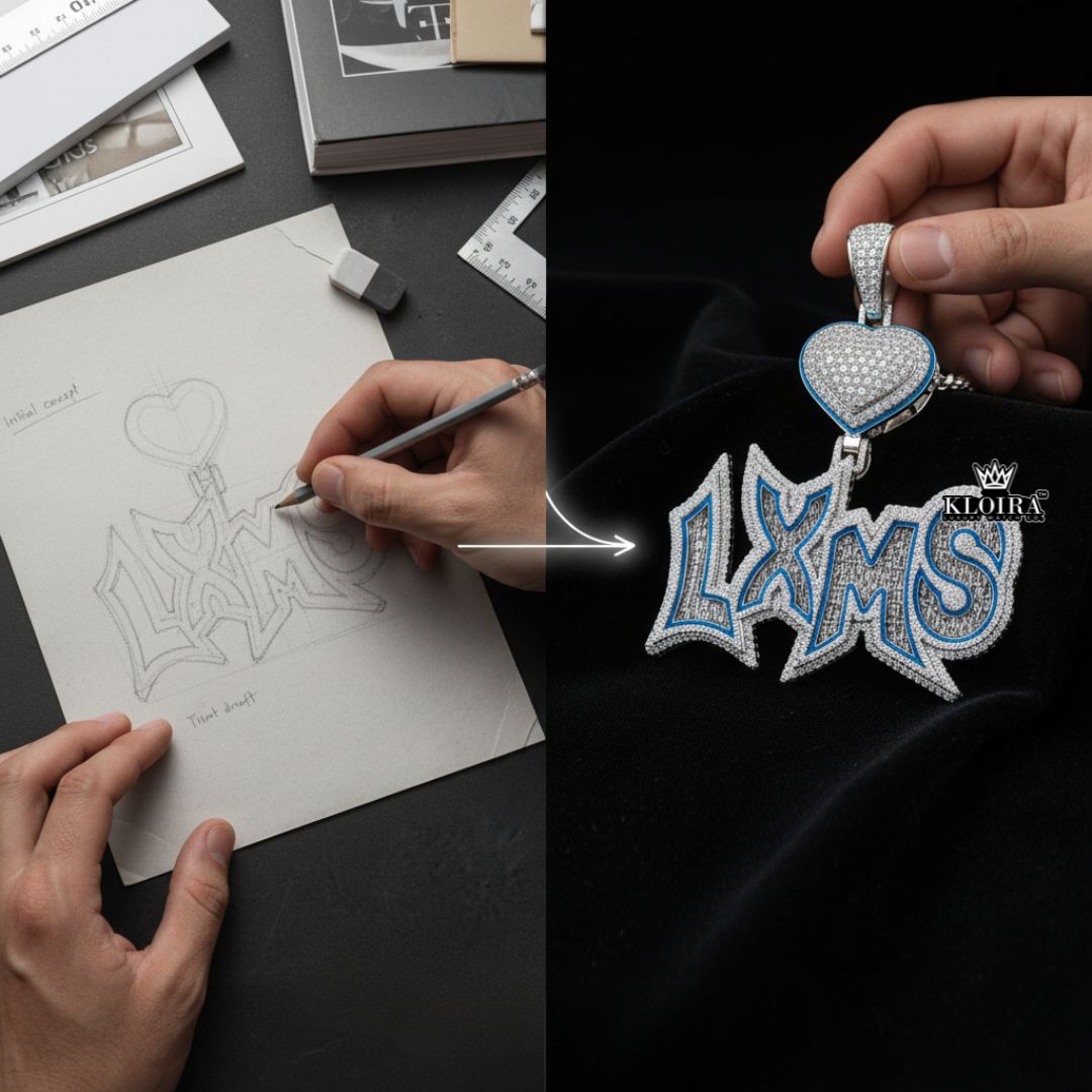 Custom Hip Hop Jewelry Design Deposit