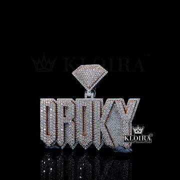 Luxe Statement Charm Droky Pendant Front