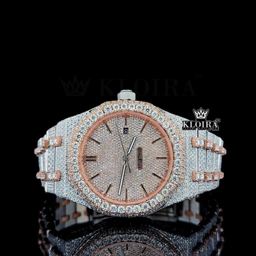 Mens AP Moissanite Watch Front View
